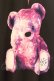 画像2: TRAVAS TOKYO / Bright furry bear BIG Tee   ブラック×ピンク O-26-04-11-067-PU-BL-IG-OS (2)