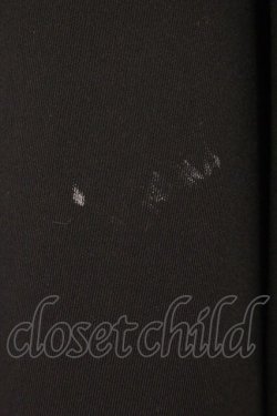 画像4: Drug Honey / フリルジャージワンピース  ブラック×ホワイト O-26-04-11-069-PU-OP-IG-OS