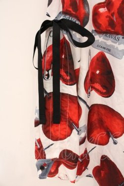 画像3: TRAVAS TOKYO / Emotinal scars shirt  ホワイト×レッド O-26-04-11-070-PU-BL-IG-OS