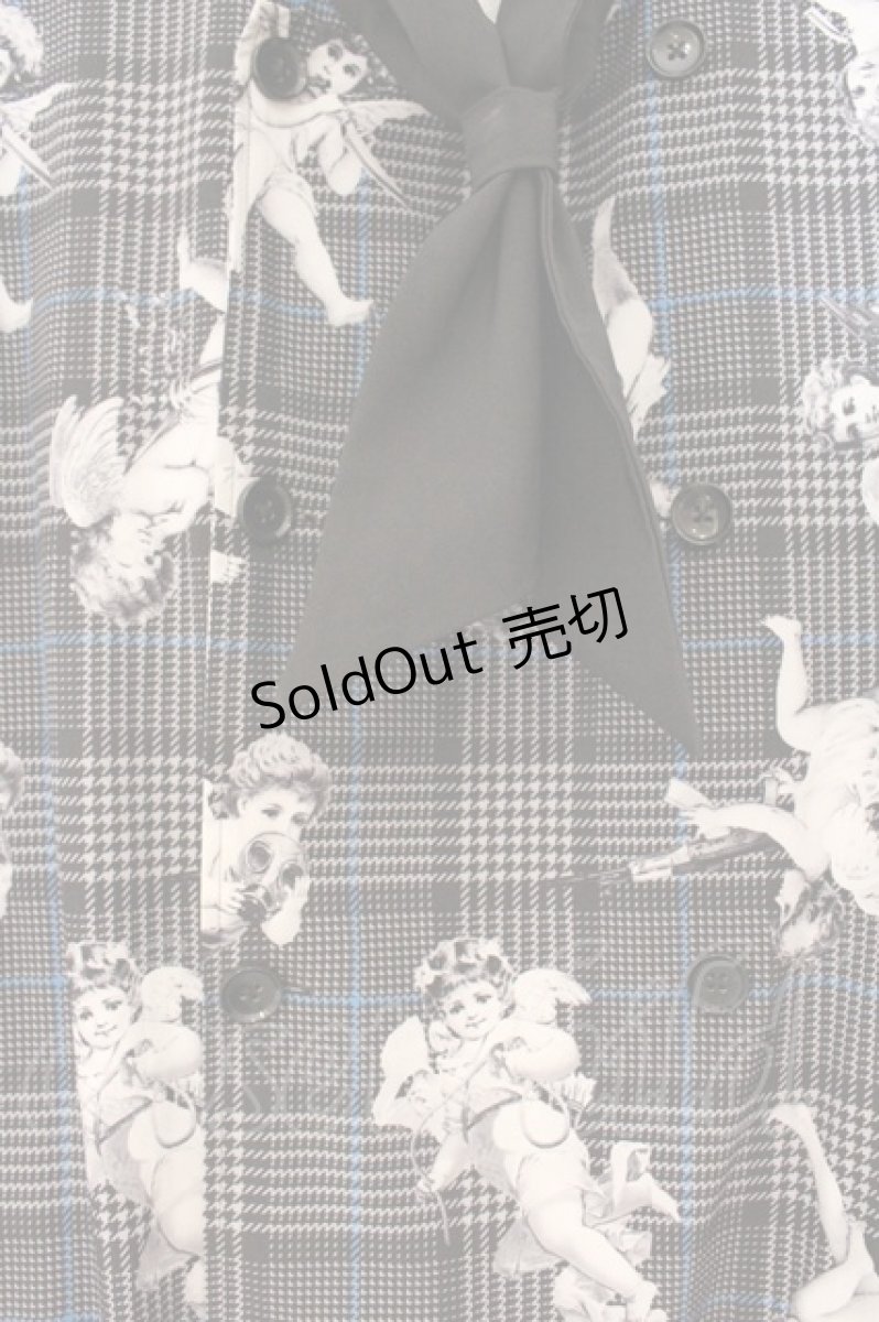 画像2: TRAVAS TOKYO / パティシエシャツ　21SS  ブラック O-26-04-11-072-PU-BL-IG-ZI (2)