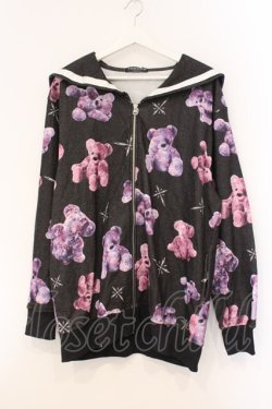 画像1: TRAVAS TOKYO / くまセーラーブルゾン  ブラック×パープル O-26-04-11-075-PU-JA-IG-OS