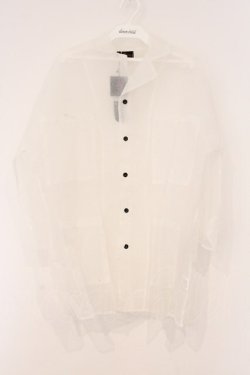 画像1: Drug Honey / オーガンジービッグブラウス  ホワイト O-26-04-11-077-PU-BL-IG-OS
