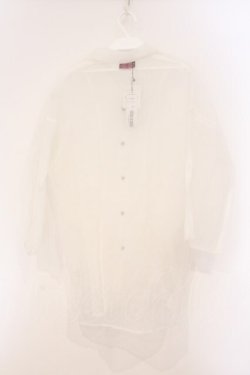 画像3: Drug Honey / オーガンジービッグブラウス  ホワイト O-26-04-11-077-PU-BL-IG-OS