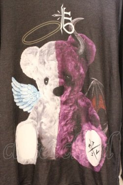 画像2: TRAVAS TOKYO / Angel & Devil bear Hoodie  ブラック O-26-04-11-081-PU-TO-IG-OS