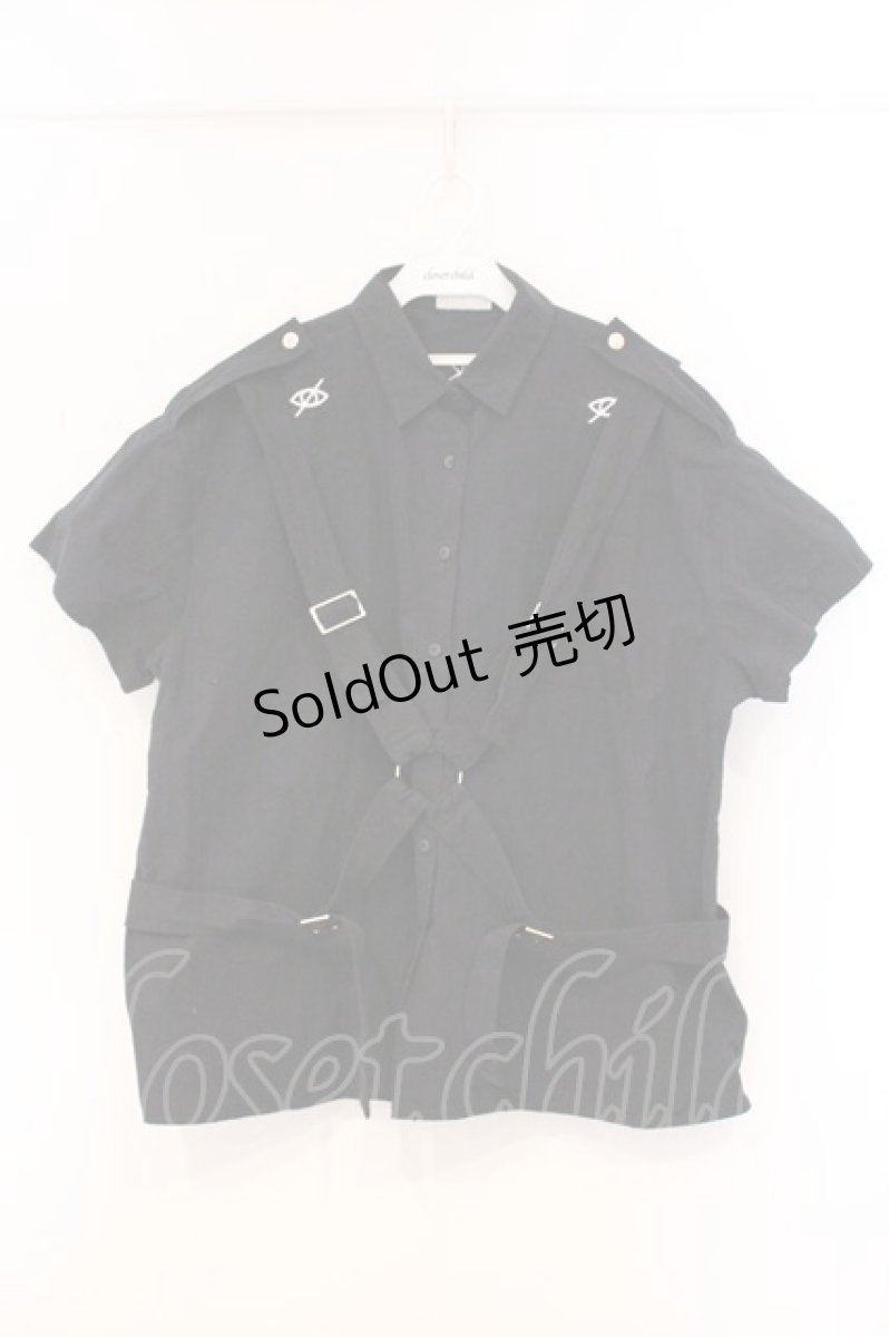 画像1: KRY CLOTHING / 「PARASYUSHT」  ブラック O-26-04-11-085-EL-BL-IG-OS (1)