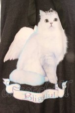 画像2: TRAVAS TOKYO / Tiara cat lace-up hem hoodie  ブラック O-26-04-11-090-PU-TO-IG-OS (2)