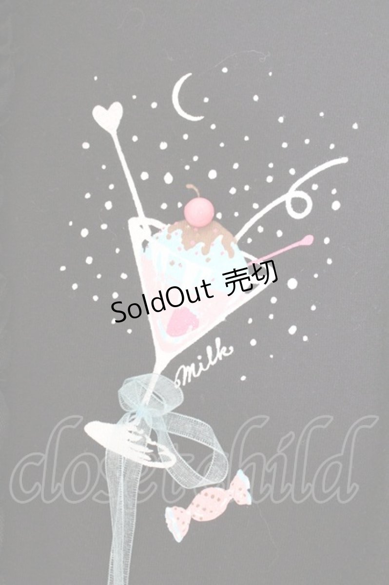 画像2: MILK / チェリーソーダパーカー  クロ O-26-04-11-010-ML-TO-IG-OS (2)
