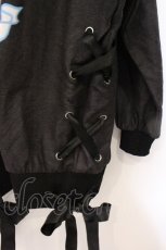 画像3: TRAVAS TOKYO / Tiara cat lace-up hem hoodie  ブラック O-26-04-11-090-PU-TO-IG-OS (3)