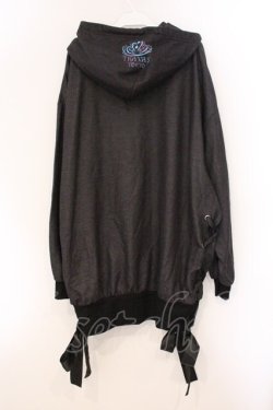 画像4: TRAVAS TOKYO / Tiara cat lace-up hem hoodie  ブラック O-26-04-11-090-PU-TO-IG-OS