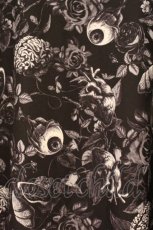 画像2: Drug Honey / 臓器の花園ジップワンピース  ブラック O-26-04-11-092-PU-OP-IG-OS (2)