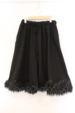 画像1: Drug Honey / ファーハーフパンツ  ブラック O-26-04-11-093-PU-PA-IG-OS