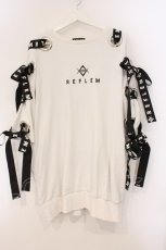 画像1: REFLEM / レースアップスウェット  ホワイト O-26-04-11-096-PU-TO-IG-OS (1)