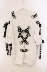 画像3: REFLEM / レースアップスウェット  ホワイト O-26-04-11-096-PU-TO-IG-OS (3)