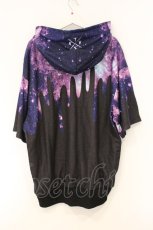 画像3: TRAVAS TOKYO / Oozy bear H/S hoodie  ブラック×パープル O-26-04-11-099-PU-TO-IG-OS (3)
