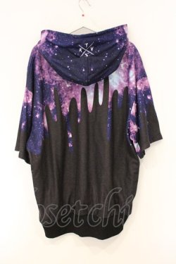 画像3: TRAVAS TOKYO / Oozy bear H/S hoodie  ブラック×パープル O-26-04-11-099-PU-TO-IG-OS