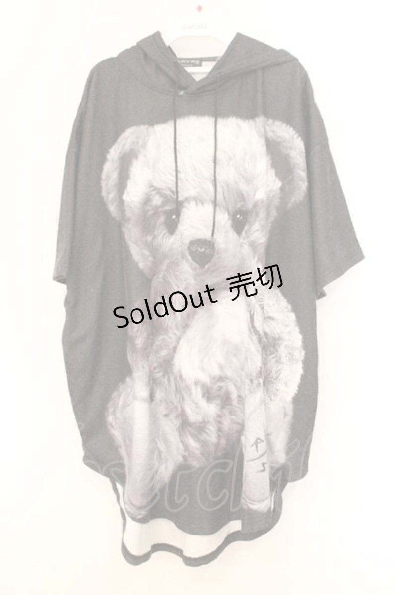 画像1: TRAVAS TOKYO / BIG Teddy H/S Hoodie  ブラック O-26-04-11-100-PU-TO-IG-OS (1)