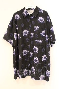 画像1: KRY CLOTHING / 「BARADARAKE SHT」  ブラック×ブルー O-26-04-11-101-EL-BL-IG-OS