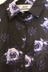 画像2: KRY CLOTHING / 「BARADARAKE SHT」  ブラック×ブルー O-26-04-11-101-EL-BL-IG-OS (2)