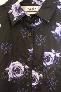 画像2: KRY CLOTHING / 「BARADARAKE SHT」  ブラック×ブルー O-26-04-11-101-EL-BL-IG-OS