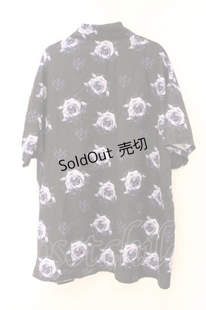 画像3: KRY CLOTHING / 「BARADARAKE SHT」  ブラック×ブルー O-26-04-11-101-EL-BL-IG-OS (3)
