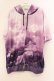 画像1: KRY CLOTHING / 「SKY」テロテロ半袖HOODIE  パープル O-26-04-11-102-EL-TO-IG-OS (1)