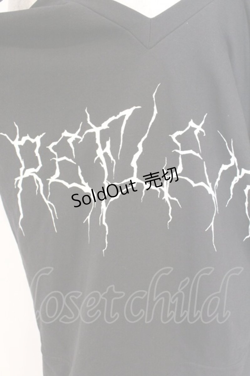 画像4: REFLEM / オフショルダーベルトTシャツ/カットソー  ブラック O-26-04-11-103-PU-TO-IG-OS (4)