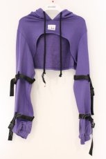 画像1: KRY CLOTHING / 「CHCH」ショート丈パーカー&インナーSET  パープル O-26-04-11-013-EL-TO-IG-OS (1)