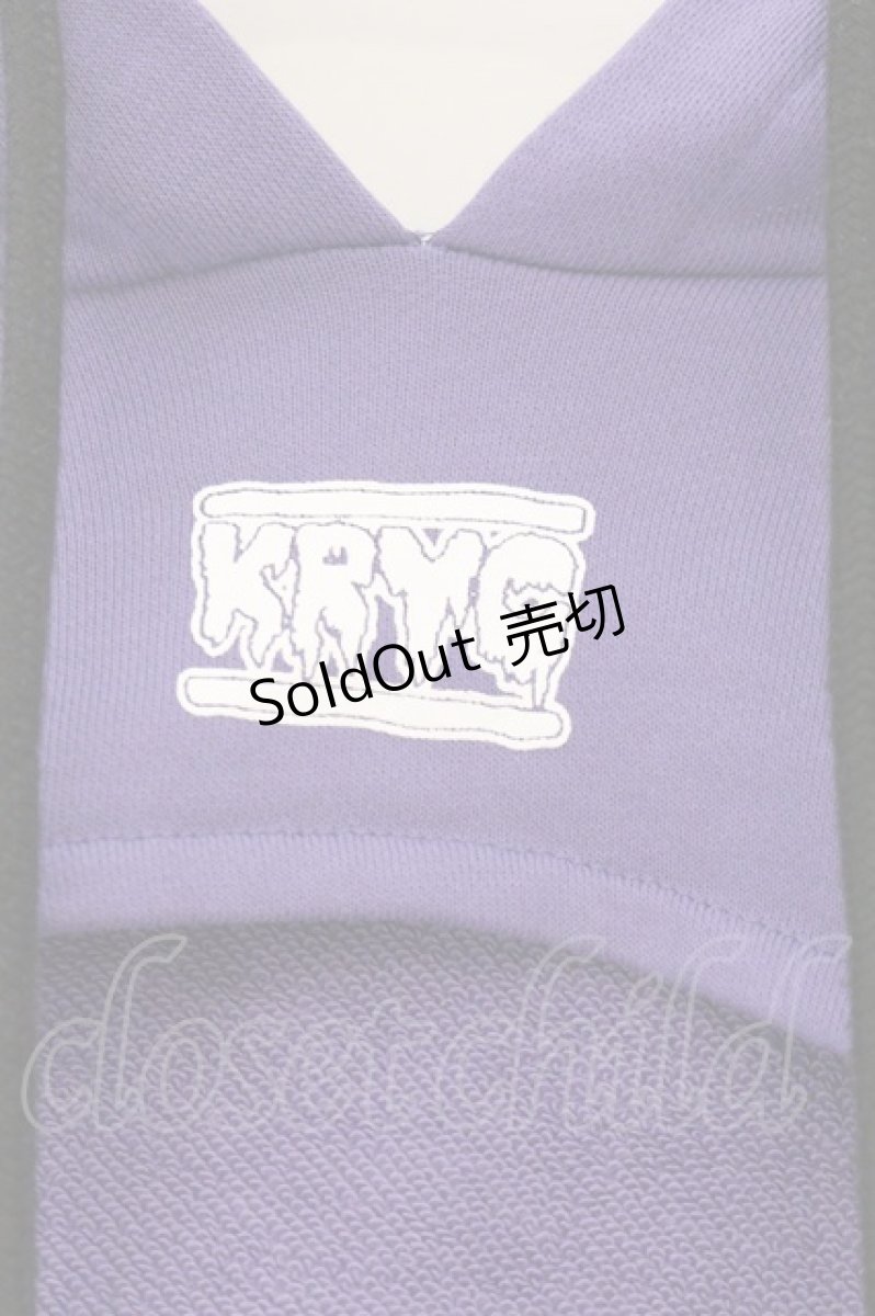画像2: KRY CLOTHING / 「CHCH」ショート丈パーカー&インナーSET  パープル O-26-04-11-013-EL-TO-IG-OS (2)