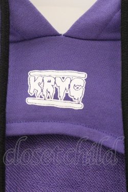 画像2: KRY CLOTHING / 「CHCH」ショート丈パーカー&インナーSET  パープル O-26-04-11-013-EL-TO-IG-OS