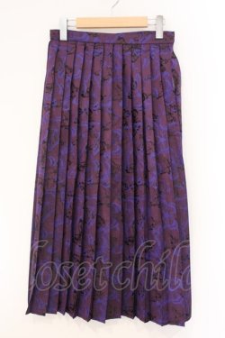 画像1: BLOOD SUPPLY（海外ブランド） / Purple Butterfly Gothic Japanese Bad Girl SKIRT スカート  パープル O-26-04-11-014-GO-SK-IG-OS