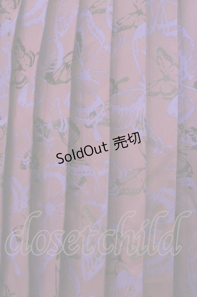 画像2: BLOOD SUPPLY（海外ブランド） / Purple Butterfly Gothic Japanese Bad Girl SKIRT スカート  パープル O-26-04-11-014-GO-SK-IG-OS (2)