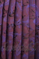 画像2: BLOOD SUPPLY（海外ブランド） / Purple Butterfly Gothic Japanese Bad Girl SKIRT スカート  パープル O-26-04-11-014-GO-SK-IG-OS (2)