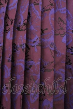画像2: BLOOD SUPPLY（海外ブランド） / Purple Butterfly Gothic Japanese Bad Girl SKIRT スカート  パープル O-26-04-11-014-GO-SK-IG-OS