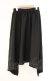 画像2: LISTEN FLAVOR / ショーパン付レイヤードヘムラインスカート  ブラック O-26-04-11-016-PU-PA-IG-OS (2)