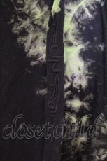 画像2: PUNK RAVE / Tie Dye Two Spliced Plaid Hoodie  ブラック×グリーン O-26-04-11-021-PU-TO-IG-OS (2)
