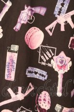 画像2: TRAVAS TOKYO / Madness pink BIG TEE  ブラック O-26-04-11-022-PU-TO-IG-OS (2)