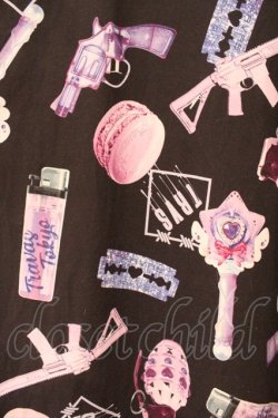 画像2: TRAVAS TOKYO / Madness pink BIG TEE  ブラック O-26-04-11-022-PU-TO-IG-OS