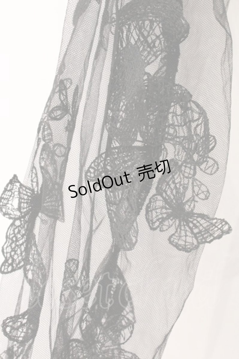 画像2: DARK IN LOVE / Gothic sexy off-shoulder lacey sleeves dress S ブラック O-26-04-11-024-PU-OP-IG-OS (2)