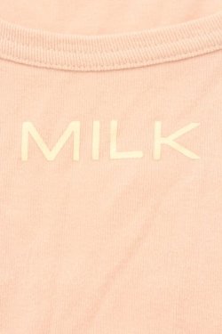 画像2: MILK / ロゴカットソー  ピンク O-26-04-11-003-ML-TO-IG-OS