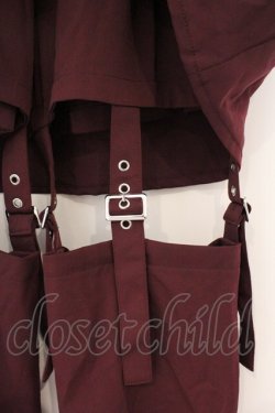 画像2: Jamieエーエヌケー / レッグウォーマースカパン  ワイン O-26-04-11-025-0-PA-IG-OS