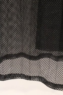 画像3: REFLEM / ロゴテープアシメスカート  ブラック O-26-04-11-027-PU-SK-IG-OS