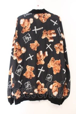 画像3: TRAVAS TOKYO / /Logo bear chiffon blousonジャケット’19SS  ブラック O-26-04-11-030-PU-JA-IG-OS
