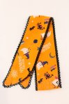 画像1: metamorphose / Sweet Spooky Nightスカーフ  オレンジ O-26-04-13-001-ME-ZA-IG-OS (1)