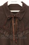 画像2: axes femme / フェミニンフリルブラウス  ブラウン O-26-04-13-028-AX-BL-IG-OS (2)