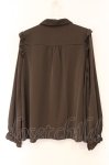 画像3: axes femme / フェミニンフリルブラウス  ブラウン O-26-04-13-028-AX-BL-IG-OS (3)