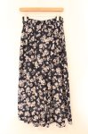 画像3: axes femme / フラワーロングスカート  ネイビー O-26-04-13-038-AX-SK-IG-OS (3)