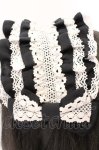 画像4: metamorphose / 両山レースフリルヘッドドレス  クロ×シロ O-26-04-13-005-ME-AC-IG-OS (4)