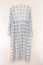 画像3: axes femme / チェック柄レースロングカーディガン  サックス×シロ O-26-04-13-050-AX-TO-IG-OS (3)