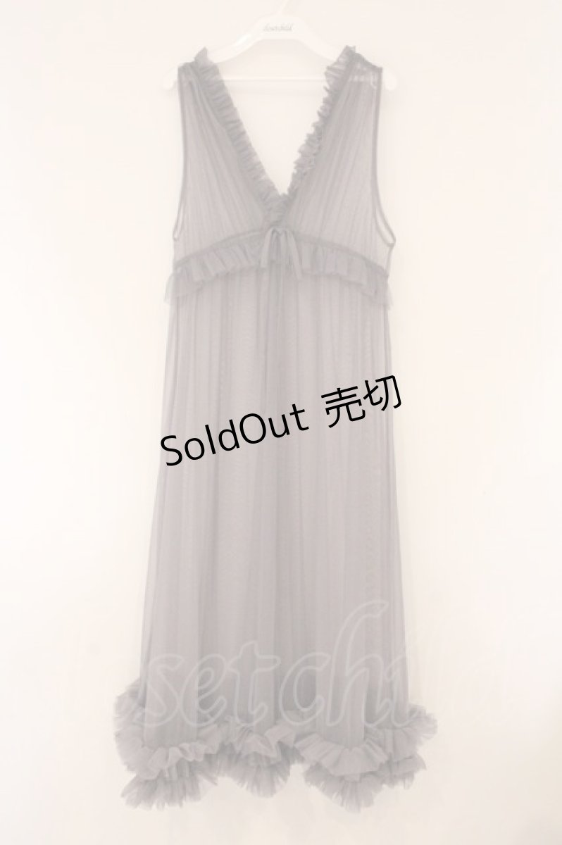 画像1: axes femme / レイヤード用チュールワンピース  グレー O-26-04-13-051-AX-OP-IG-OS (1)
