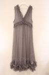 画像3: axes femme / レイヤード用チュールワンピース  グレー O-26-04-13-051-AX-OP-IG-OS (3)